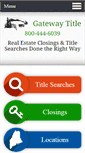 Mobile Screenshot of gatewaytitleme.com